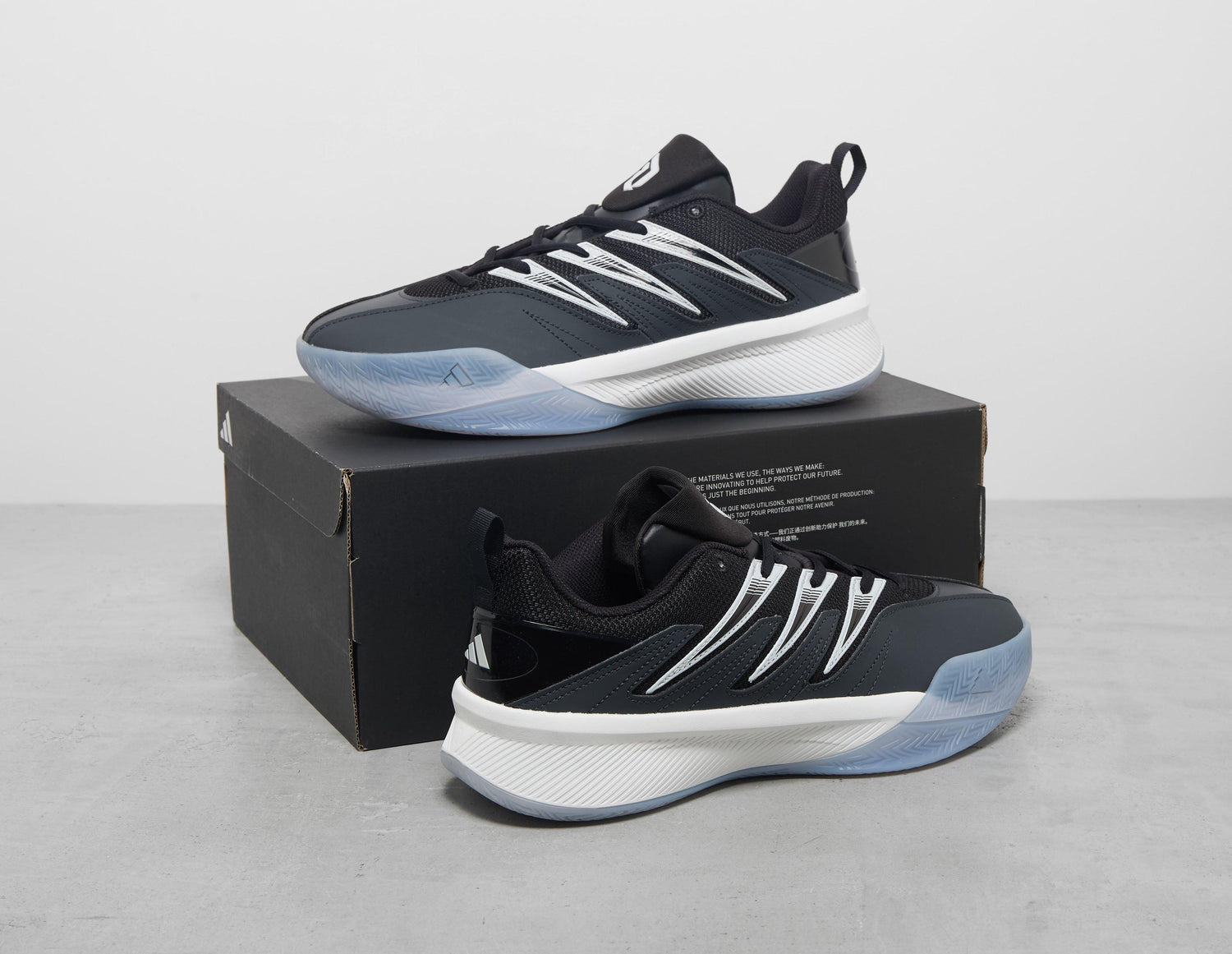 DAME 3 BLK/BLU/WHT