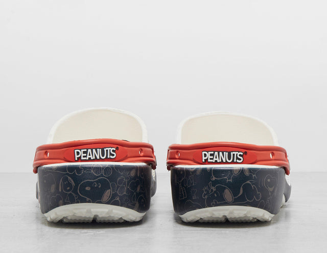 PEANUTS CLS CLOG WHT/BLK