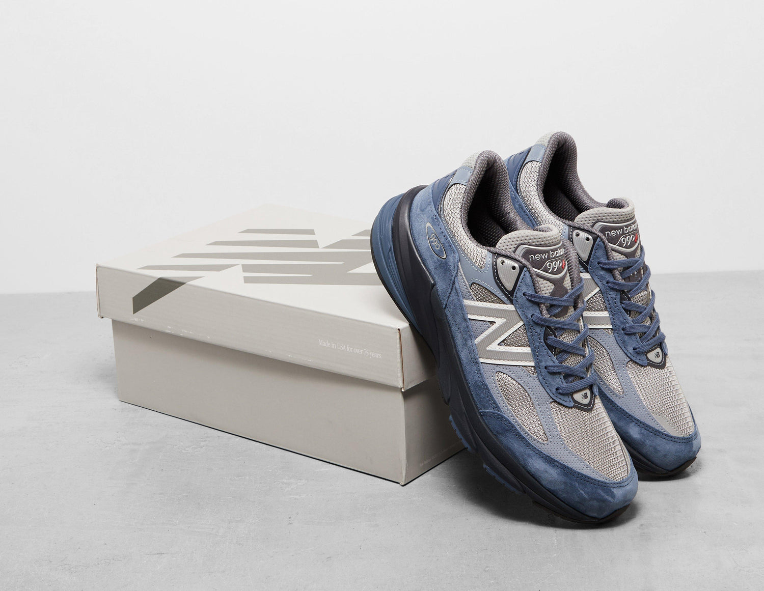 !MIUS 990V6 BLU/GRY/BLK