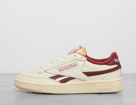 CLUB C REV LTH WHT/BURG