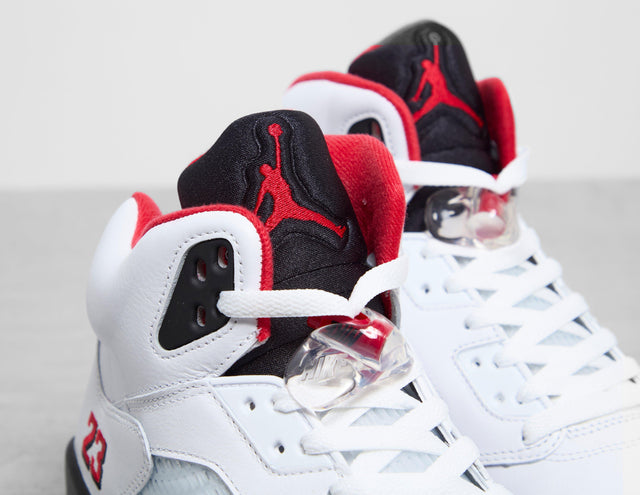 AJ 5 FIRE WHT/RED/BLK