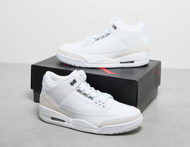 AJ 3 PURE WHT/SIL