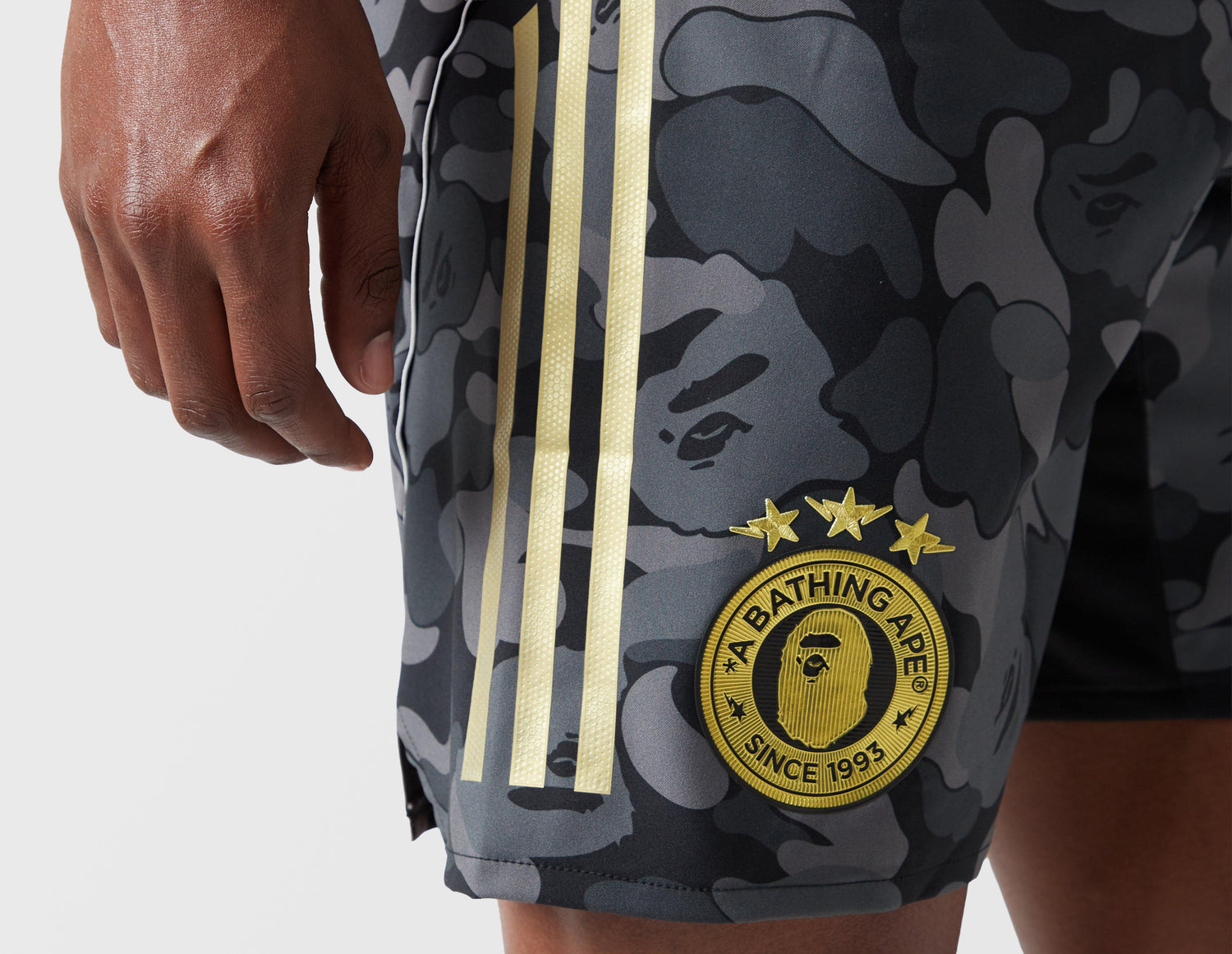 !BAPE FB CAMO SHORTS BLK