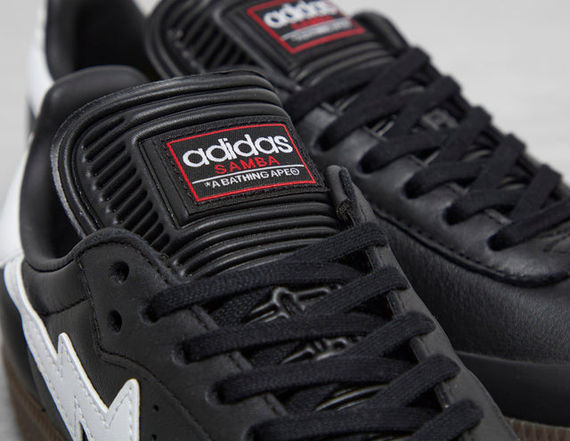 !SAMBA BAPE BLK/WHT
