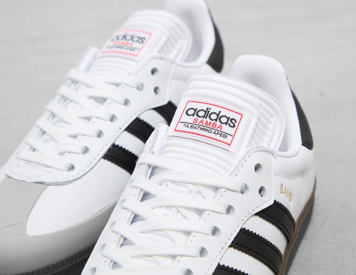 !SAMBA BAPE WHT/BLK