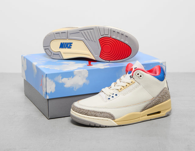 #AJ 3 SEOUL WHT/BLU