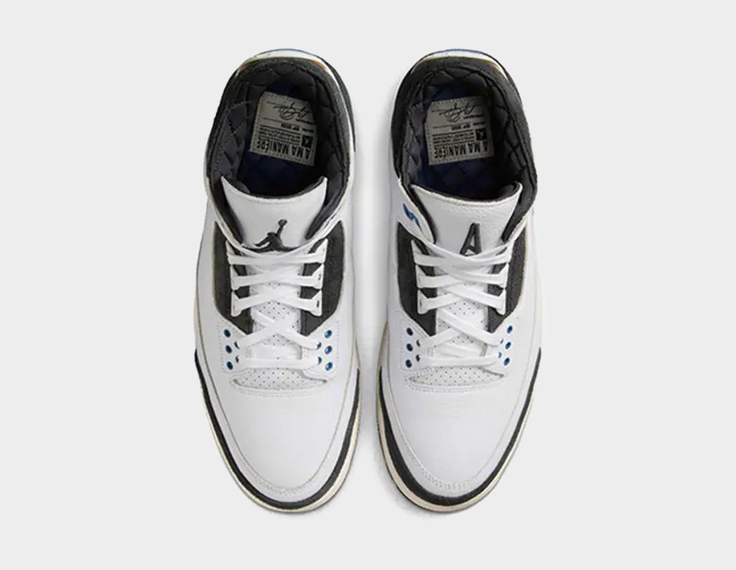 !AJ 3 AMM WHT/BLU/WHT