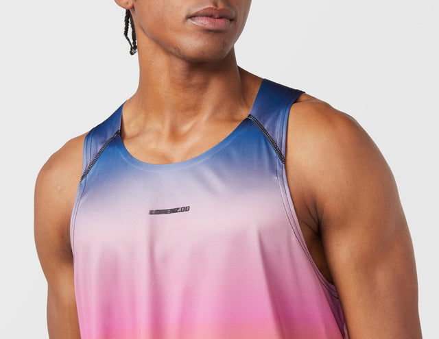 !TECH VEST LOG BLK/PNK