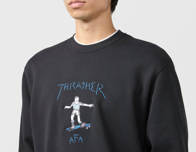 x Thrasher x Argentina FA Crewneck Sweatshirt - Hoods & Sweats