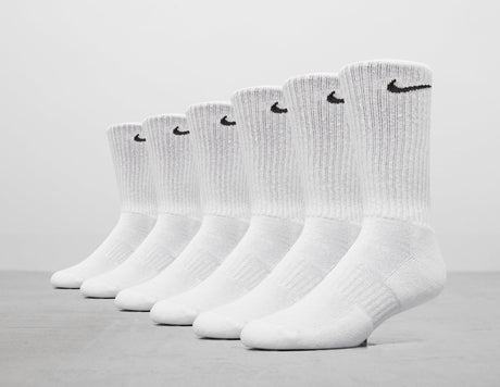 6 - Pack Everyday Cushioned Training Crew Socks - Socks