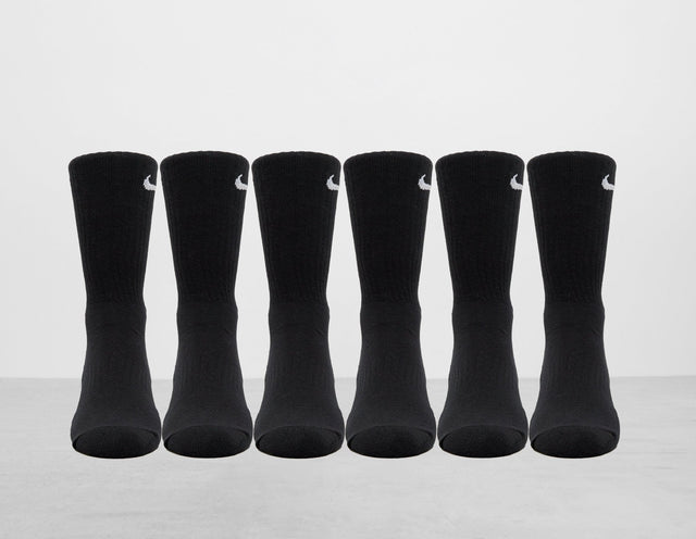 6 - Pack Everyday Cushioned Training Crew Socks - Socks