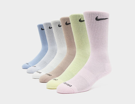 6 - Pack Everyday Cushioned Training Crew Socks - Socks