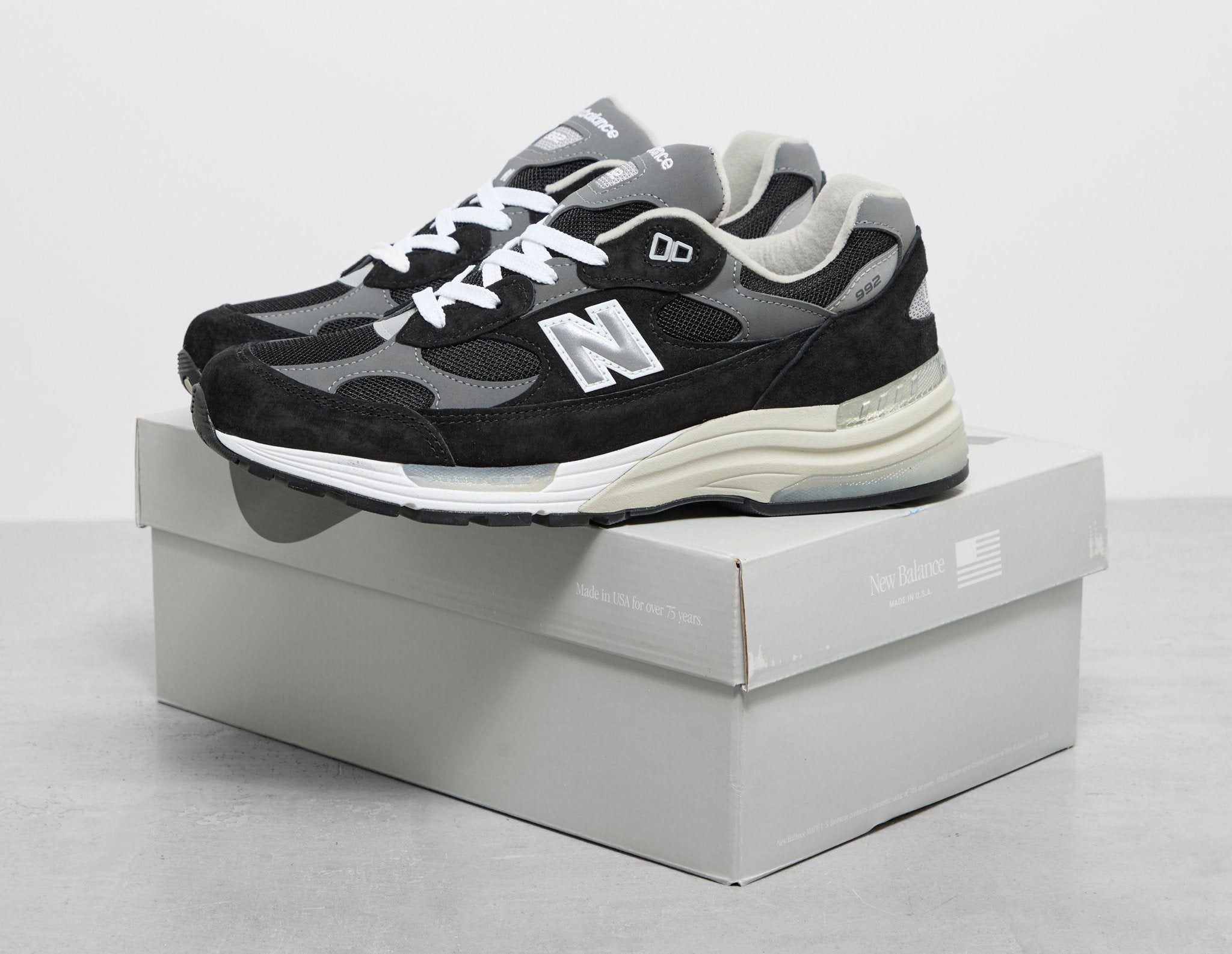 Black New Balance 992 Made In USA