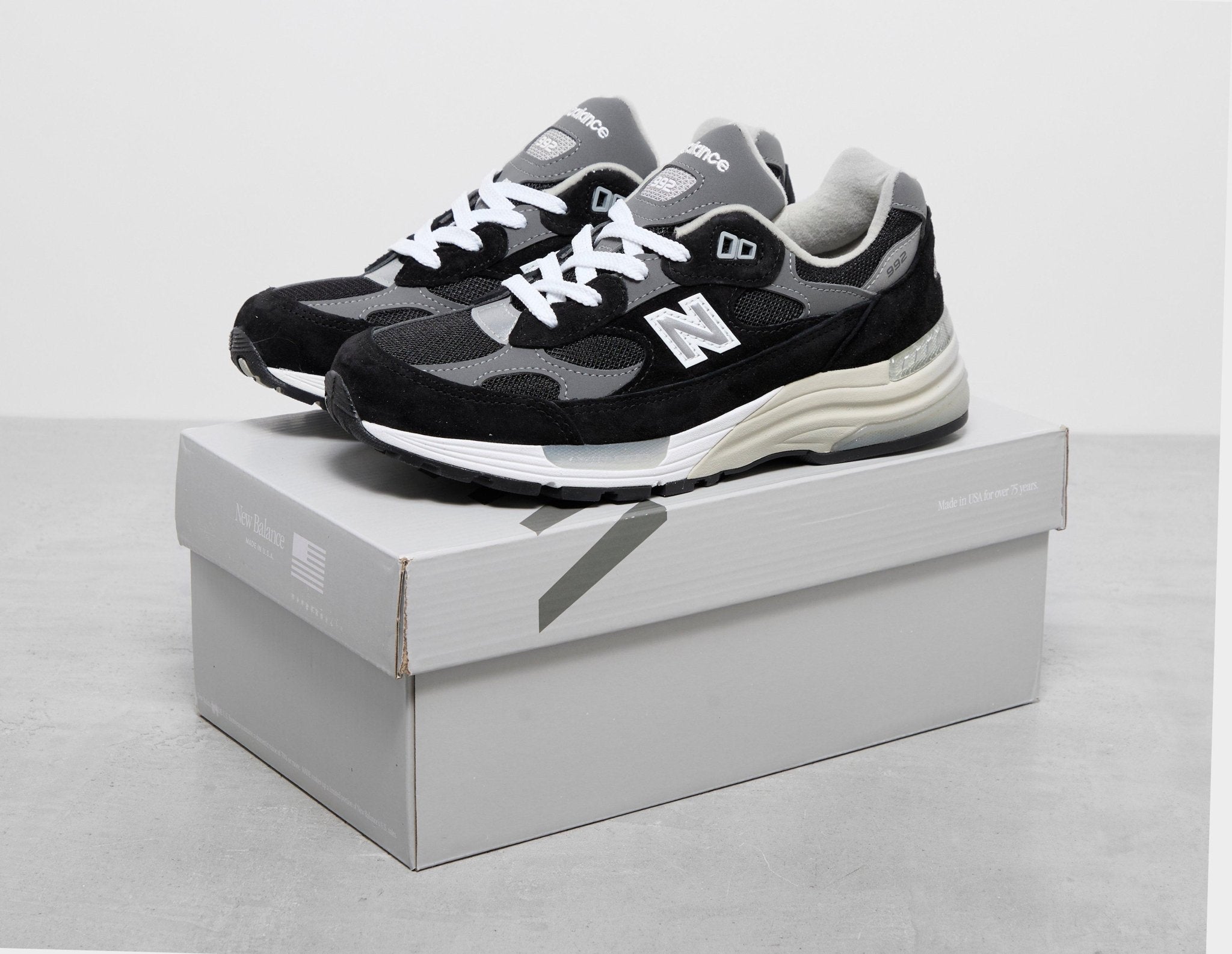 Black New Balance 992 Made In USA Women's