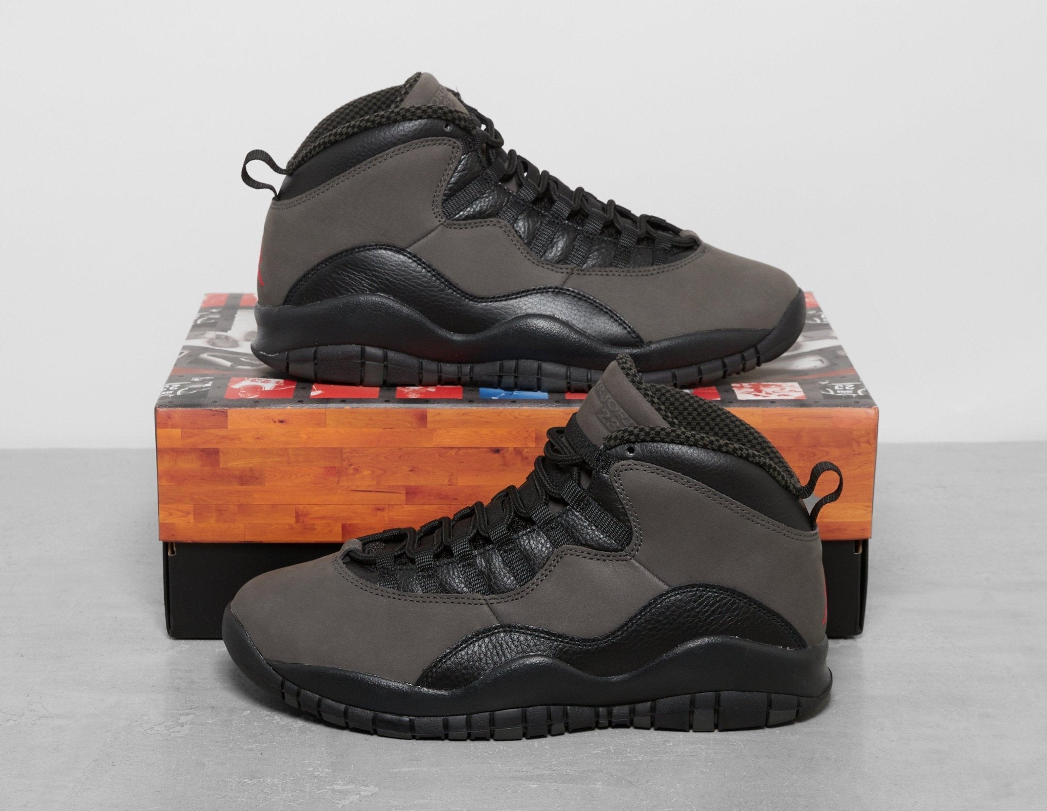 jordan retro 10 black and grey