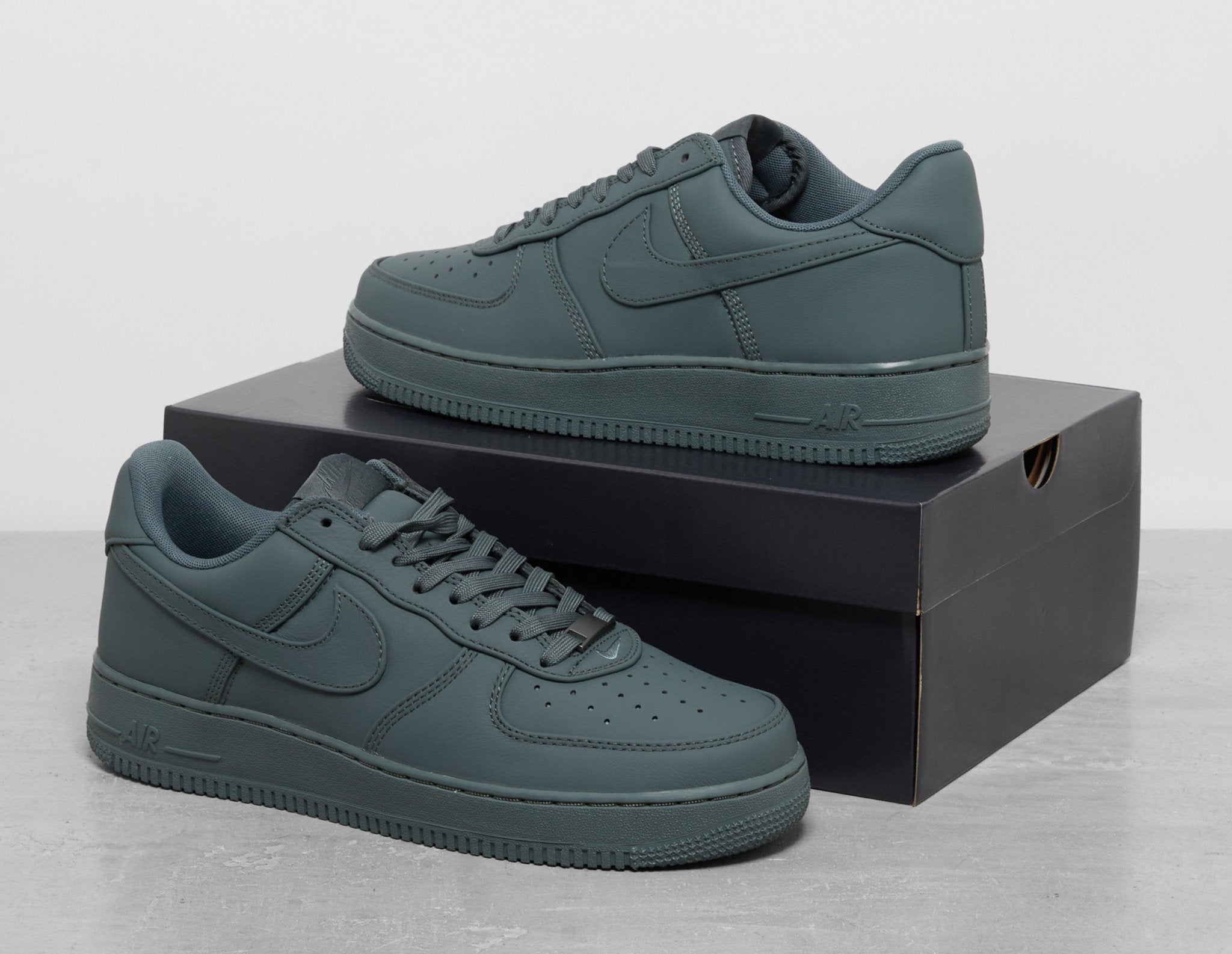 grey air force ones junior