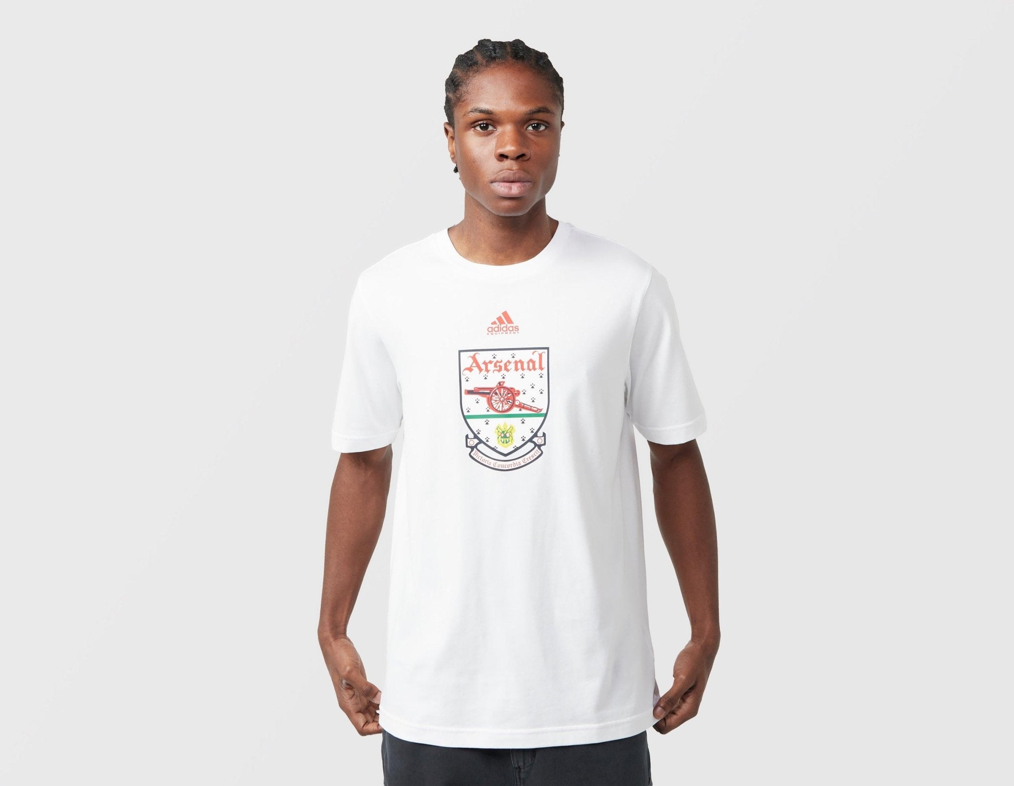 White adidas Arsenal F.C. T-Shirt 92-94