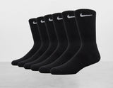 *6PK CUSH CREW BLK