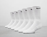 *6PK CUSH CREW WHITE