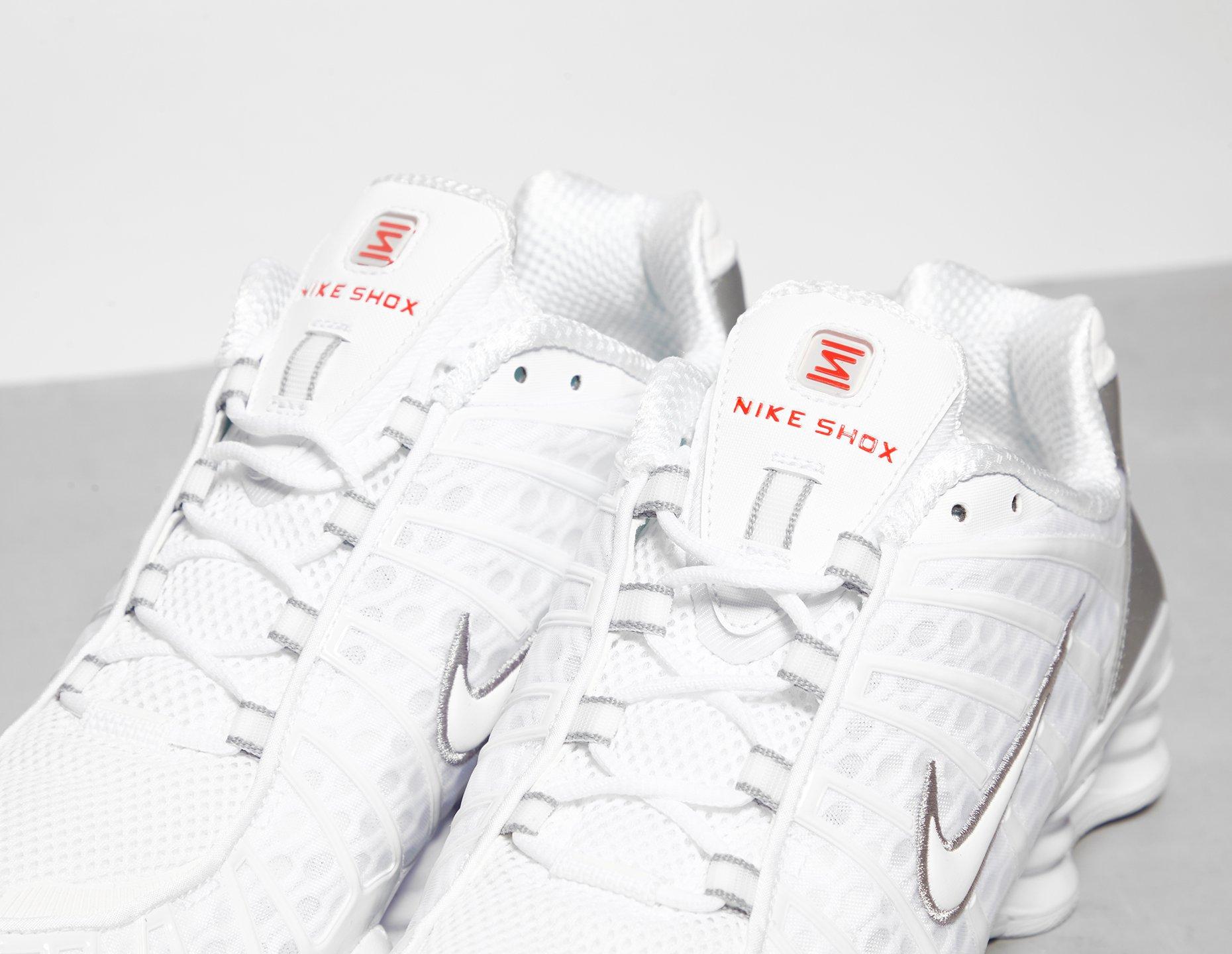 nike shox tl mens white