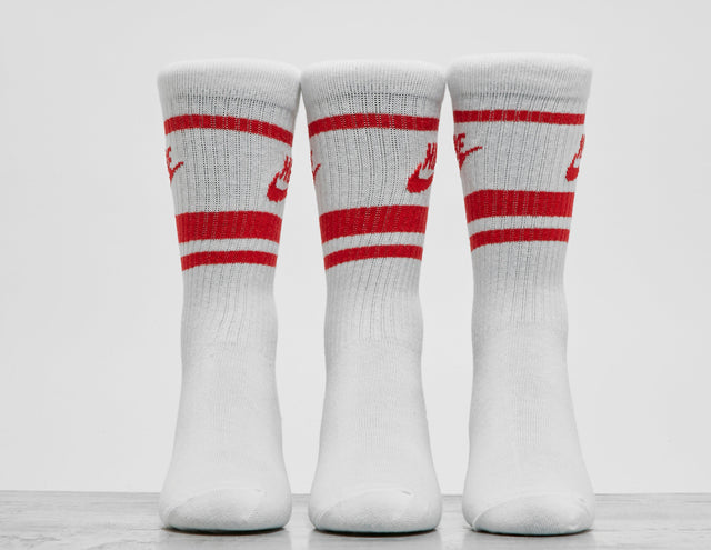 *3PK FUTURA ESS WHT/RED'