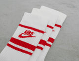 *3PK FUTURA ESS WHT/RED'