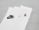 *3PK FUTURA WHT/MULTI'