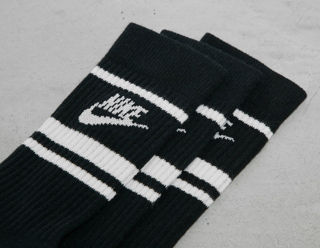 *3PK FUTURA ESS BLK/WHT'