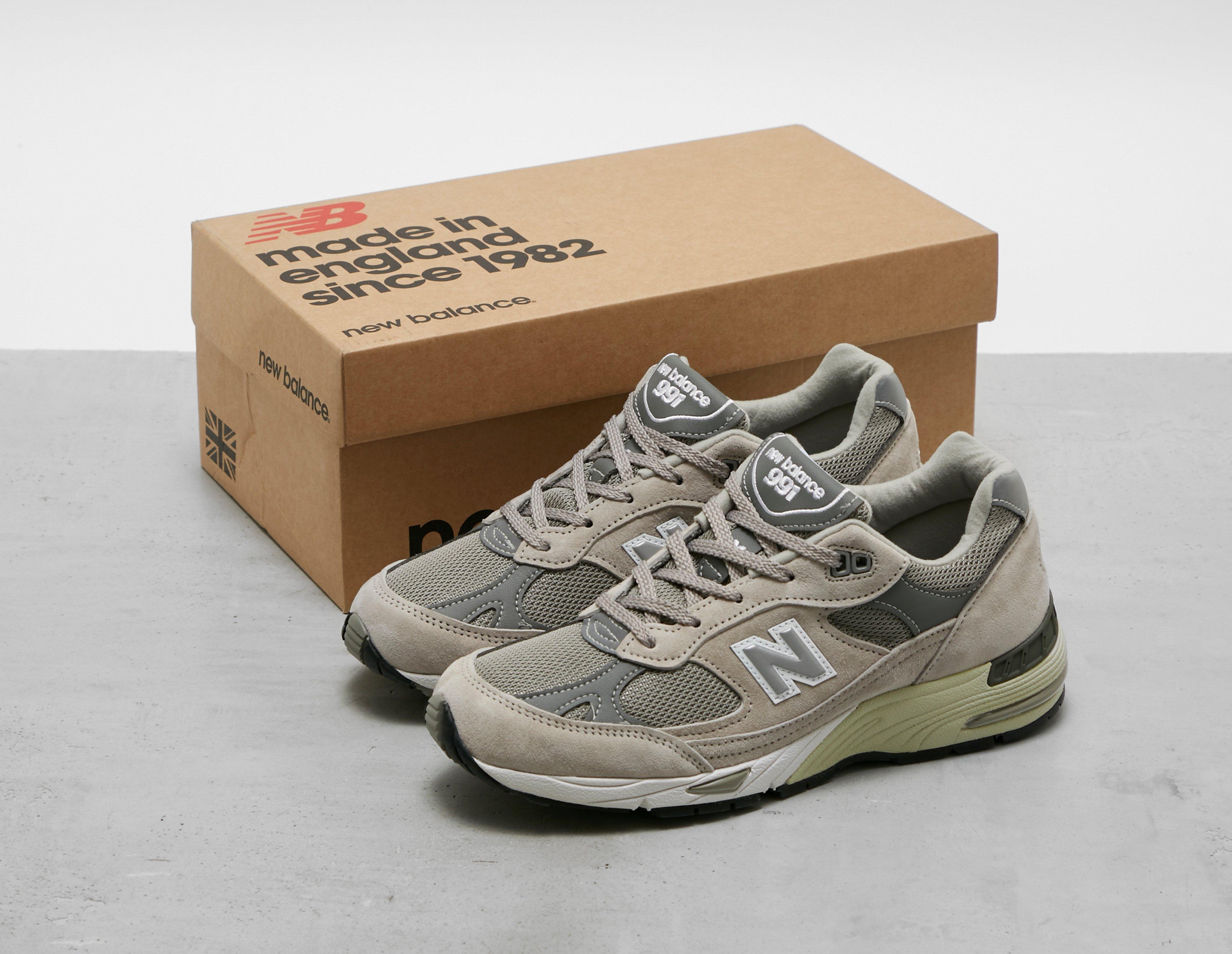 grey New Balance 991 Made in UK Women's