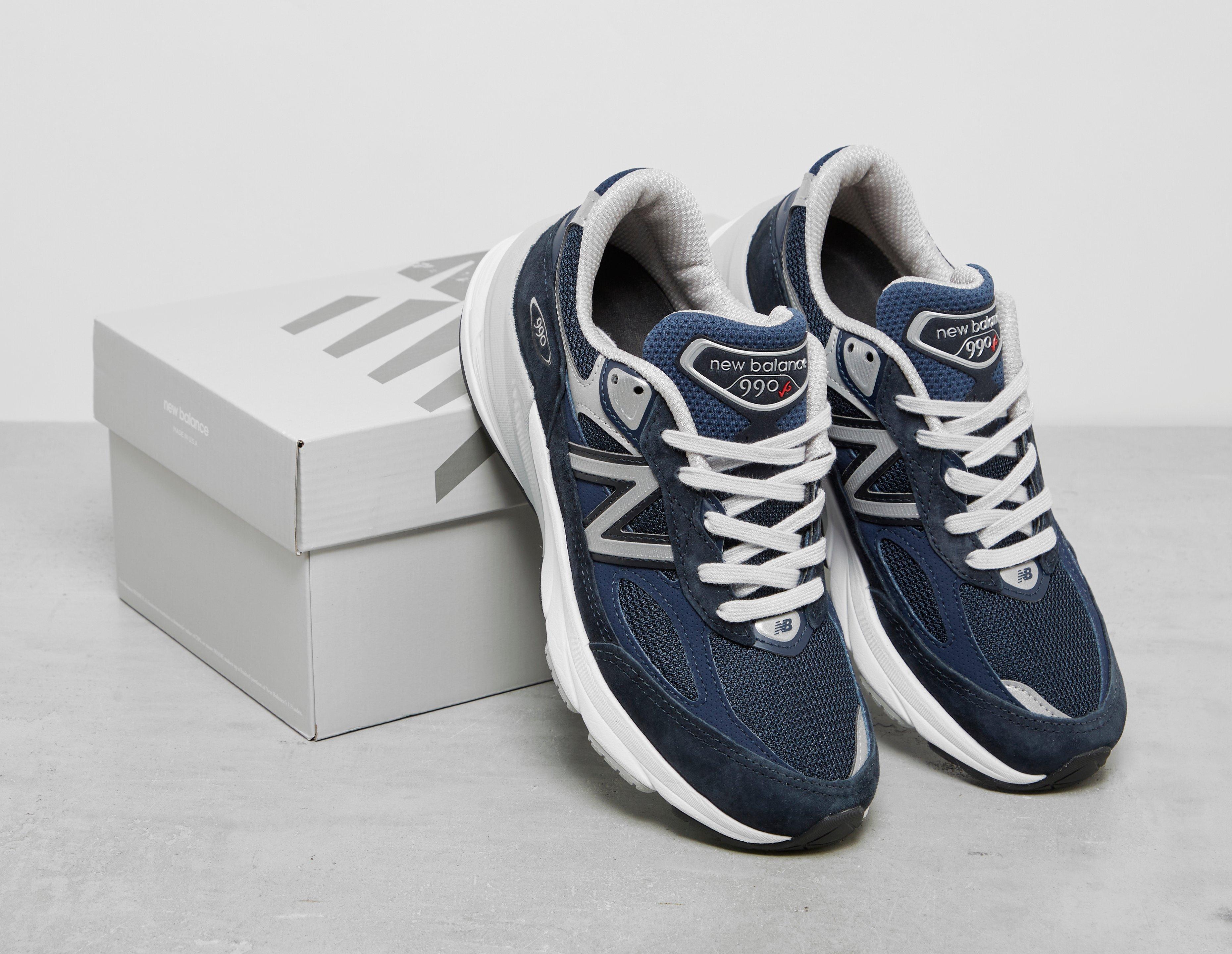 blue New Balance 990v6 Made In USA Women's