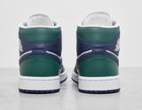 W AJ1 MID SE GRN/NVY/WHT