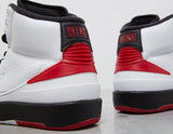 AJ2 WHT/RED/BLK BG
