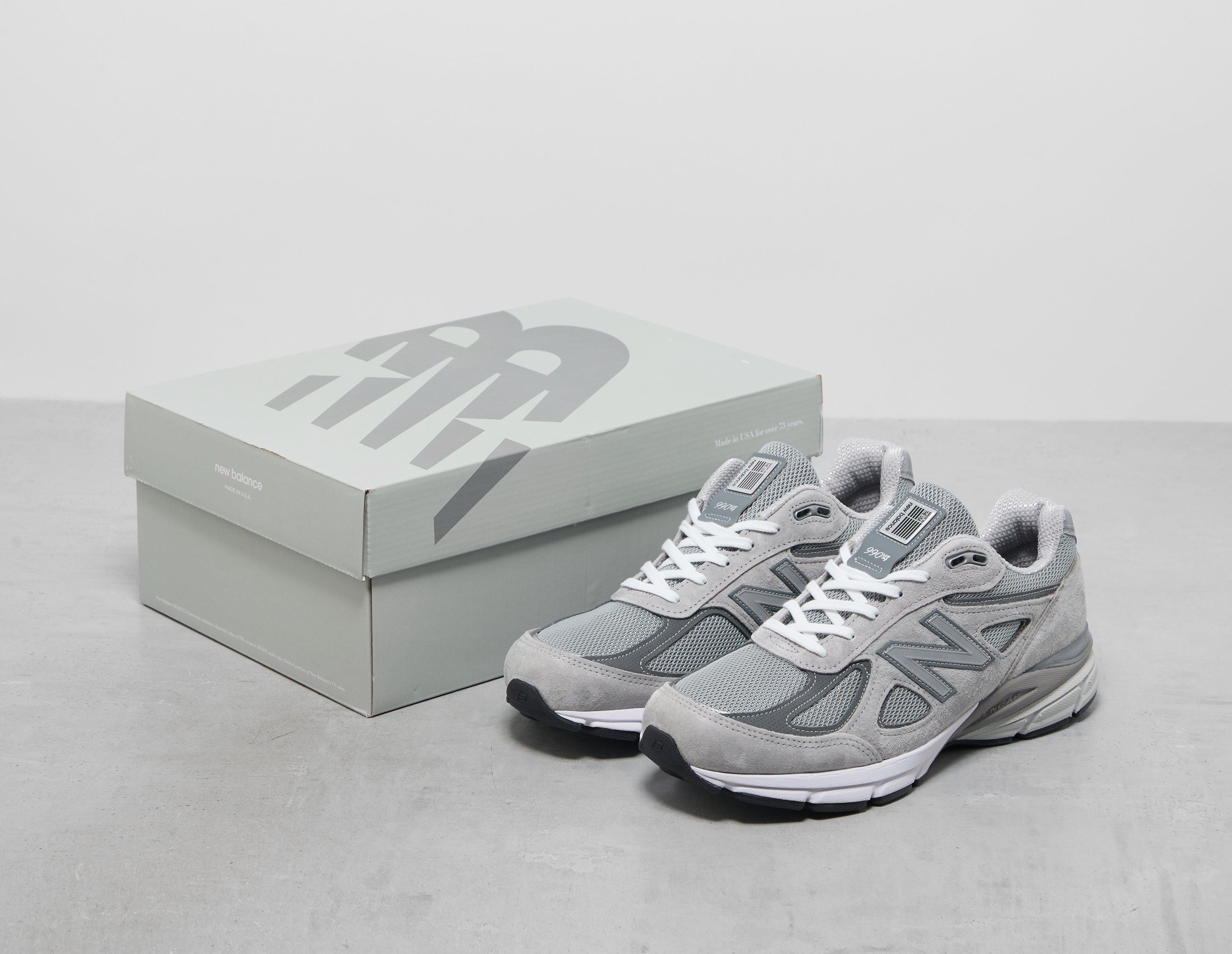 Grey New Balance 990v4 Made in USA | Footpatrol UK