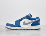 AJ1 LO T'BLUE/C'GRY/WHT