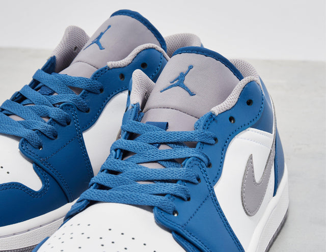 AJ1 LO T'BLUE/C'GRY/WHT