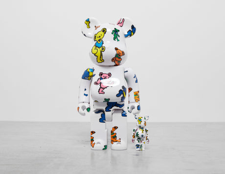 BE@RBRICK Grateful Dead Dancing Bears 100% 400%