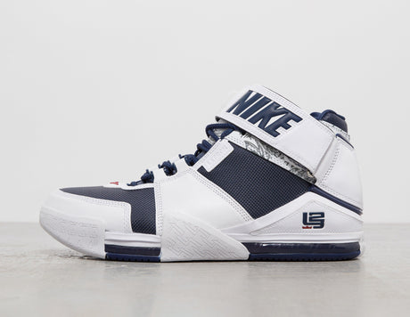 ZOOM LEBRON II QS WHT/NVY