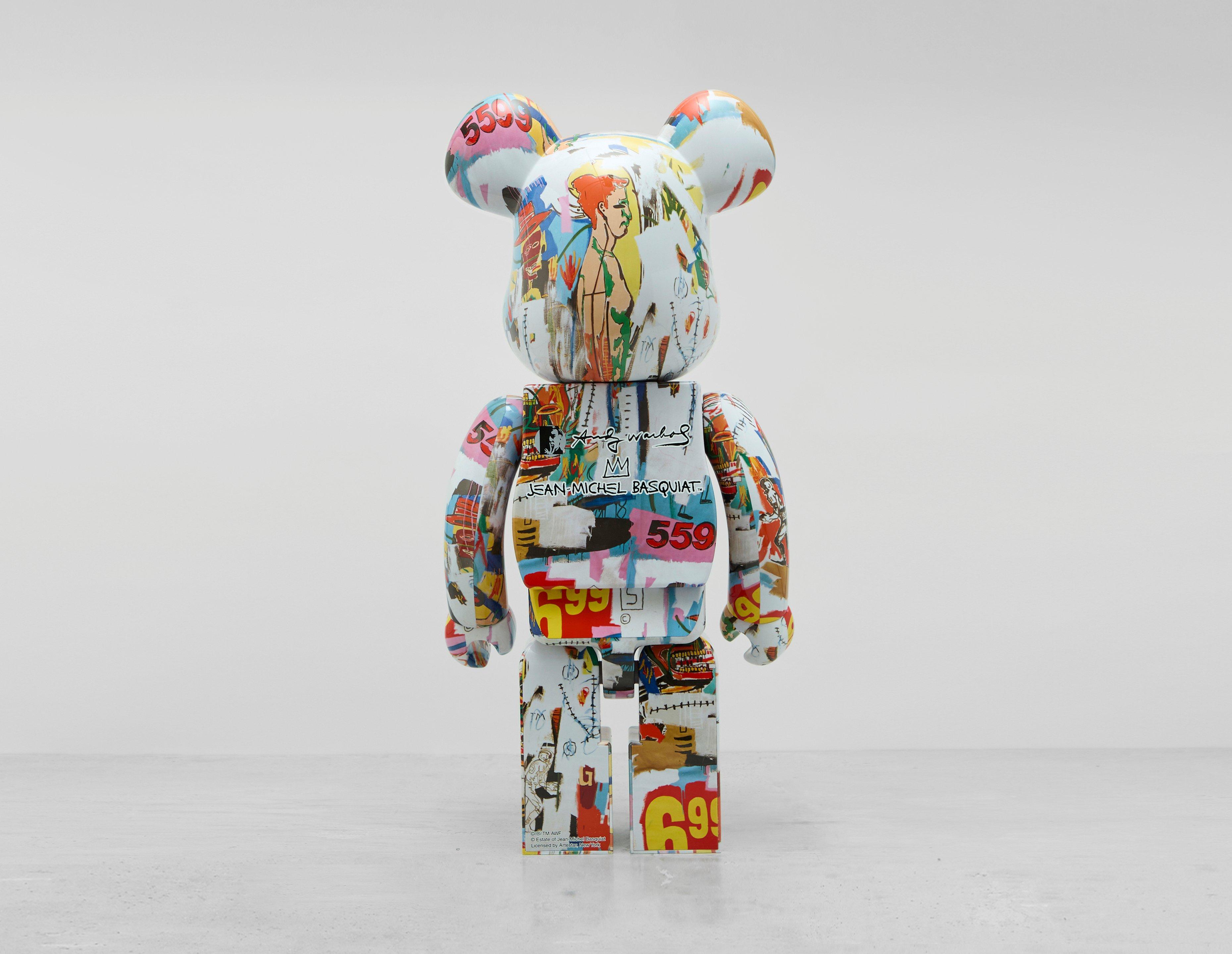 Multi Medicom BE@RBRICK Andy Warhol x Jean-Michel Basquiat 1000%