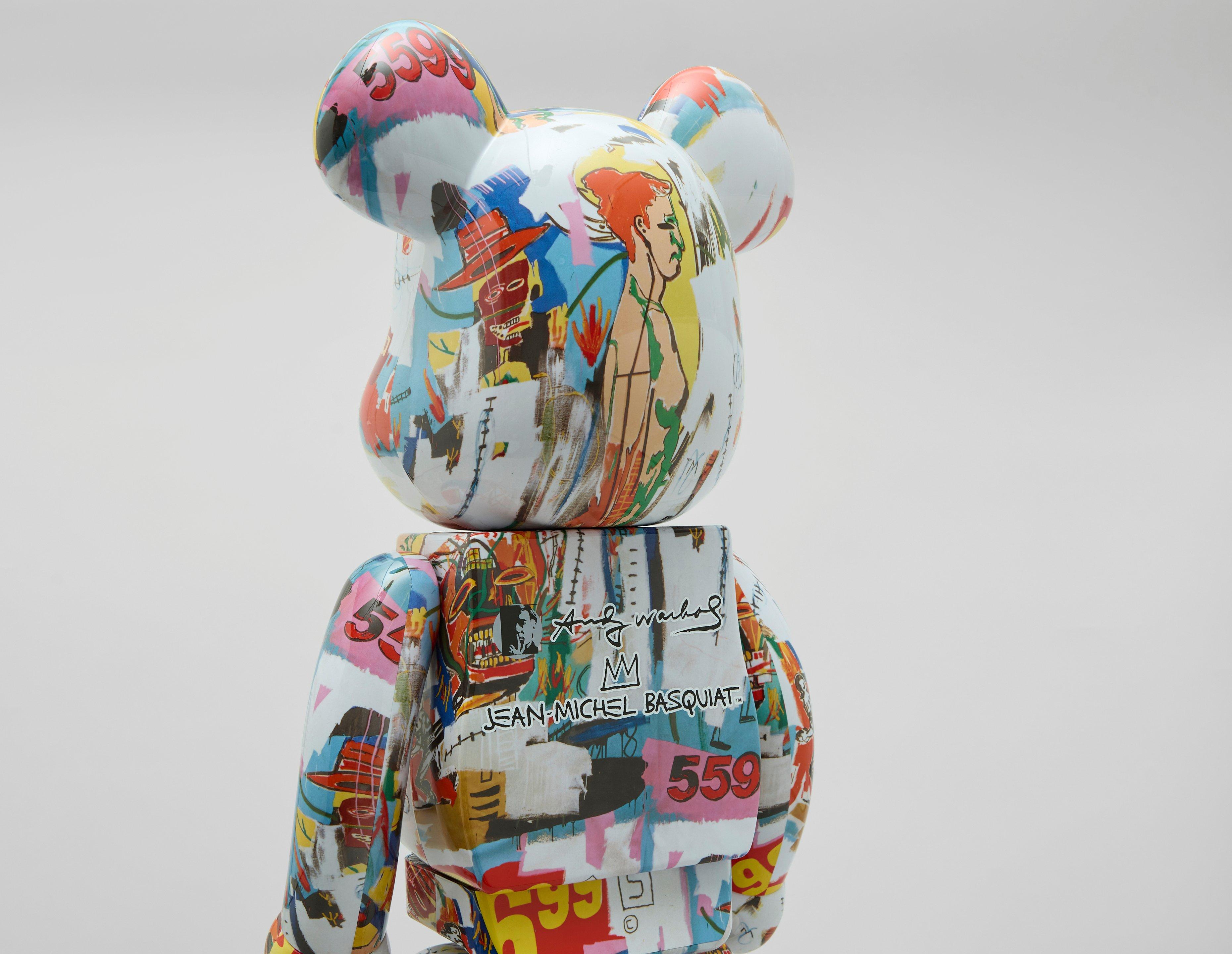 Multi Medicom BE@RBRICK Andy Warhol x Jean-Michel Basquiat 1000%