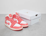 AJ1 MID WHT/SEA CORAL