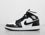 AJ1 MID WHT/BLK