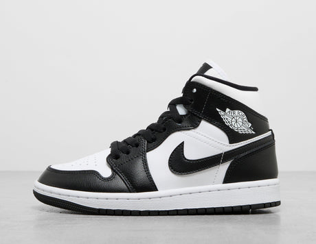 AJ1 MID WHT/BLK