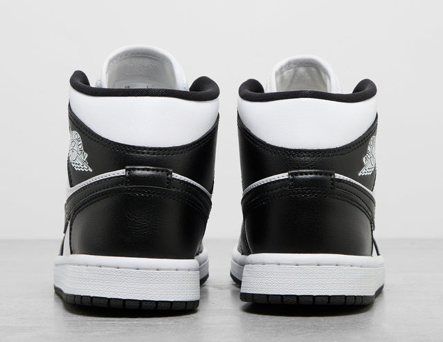 AJ1 MID WHT/BLK