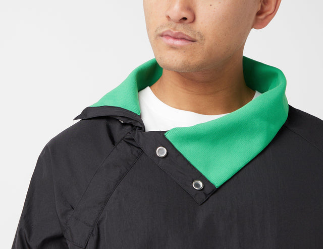 WB NYLON TOP BLACK