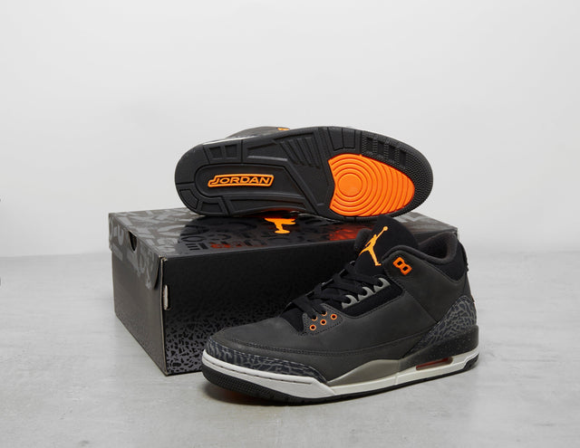 AJ 3 R BLK/GRY/ORG
