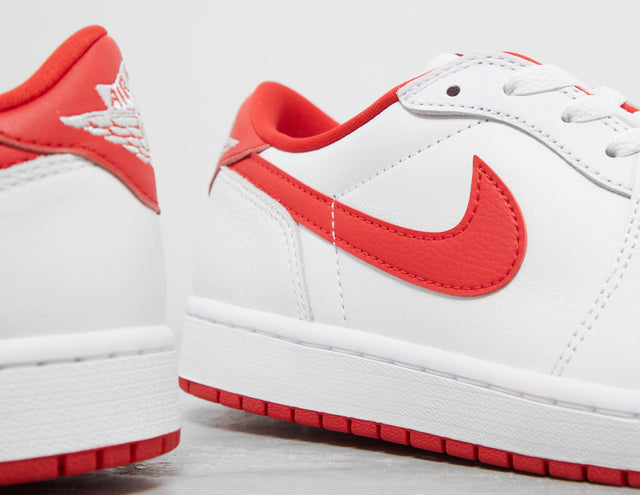AJ 1 LO OG WHT/RED/WHT