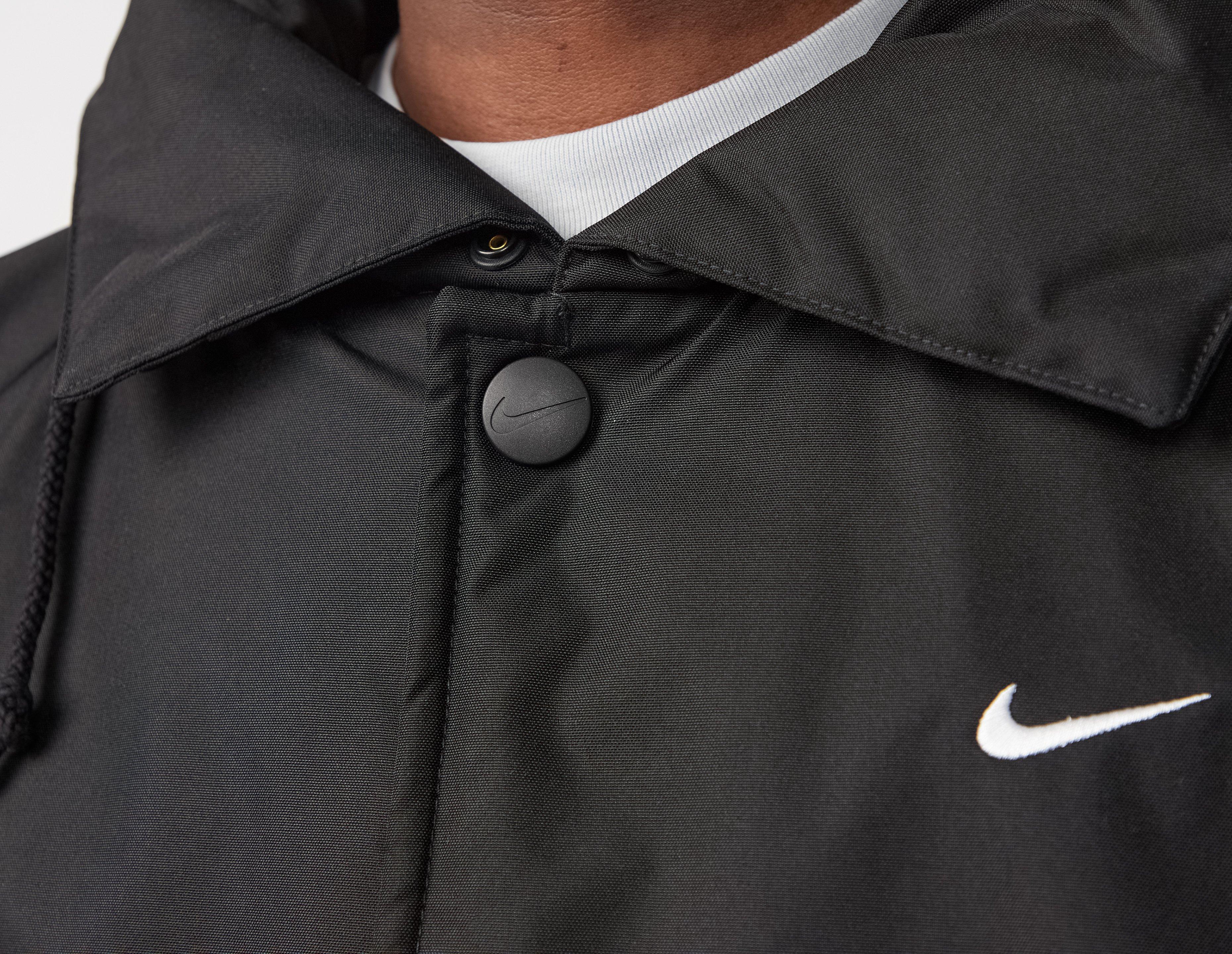 black Nike Sportswear Solo Swoosh Puffer Jacket