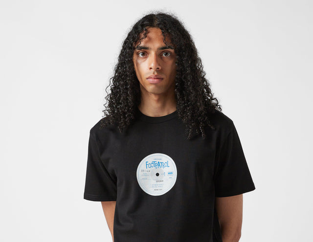 !WHITE LABEL TEE BLK