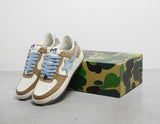 !BAPE STA WHT/BRN/BLU