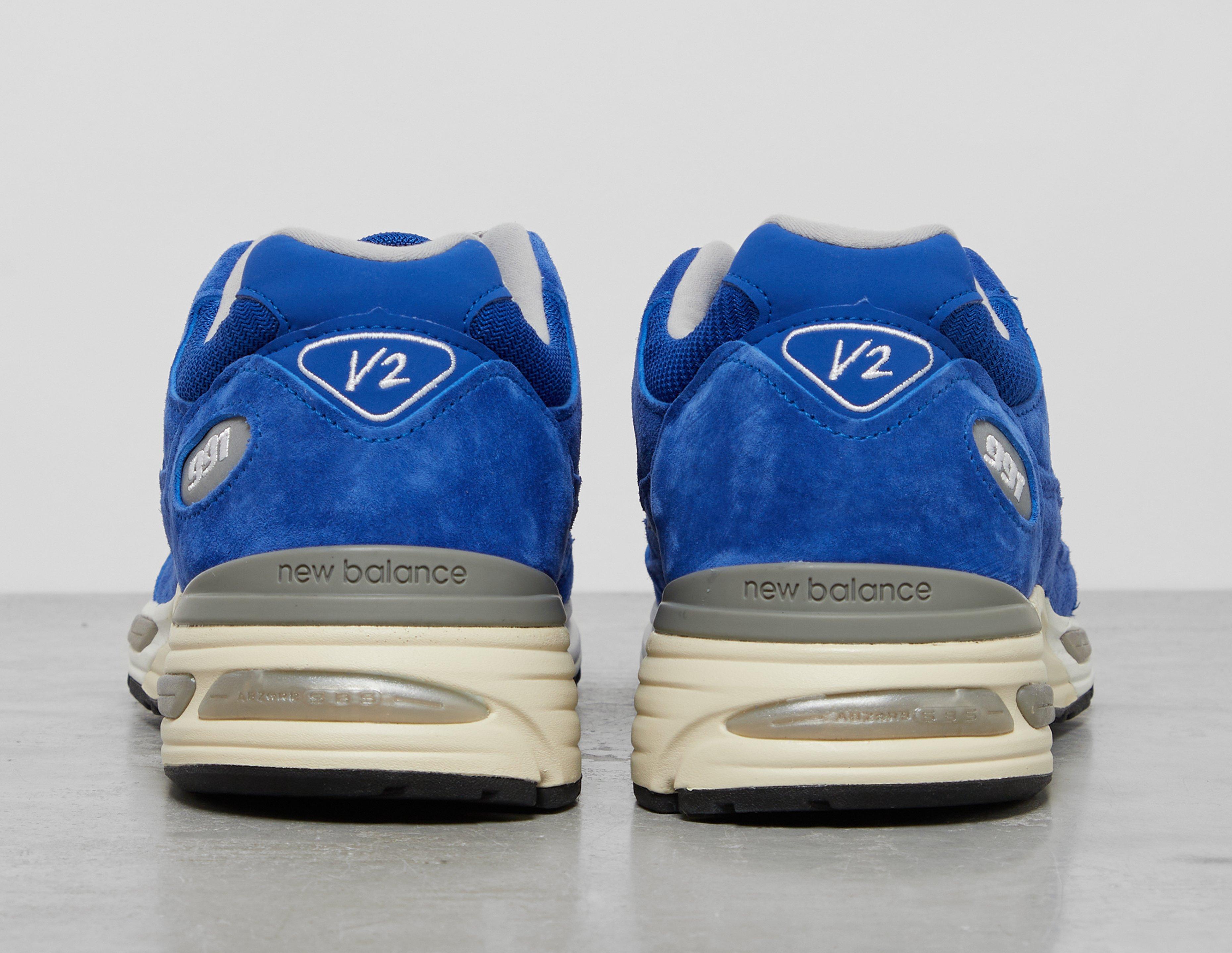 blue New Balance 991v2 Made in UK